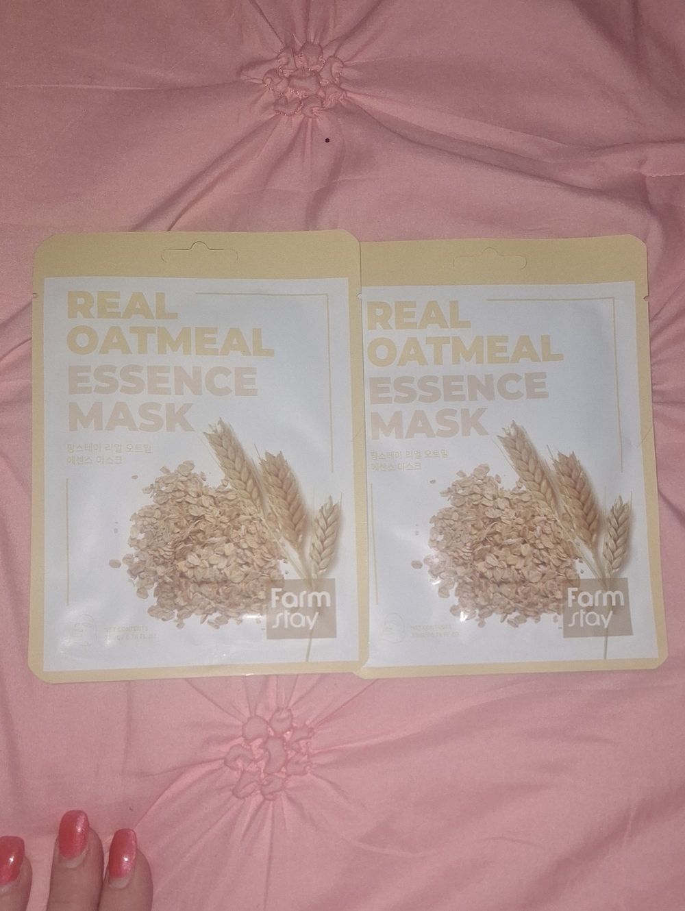 Farmstay Real Oatmeal Essence Mask - Set Of 2